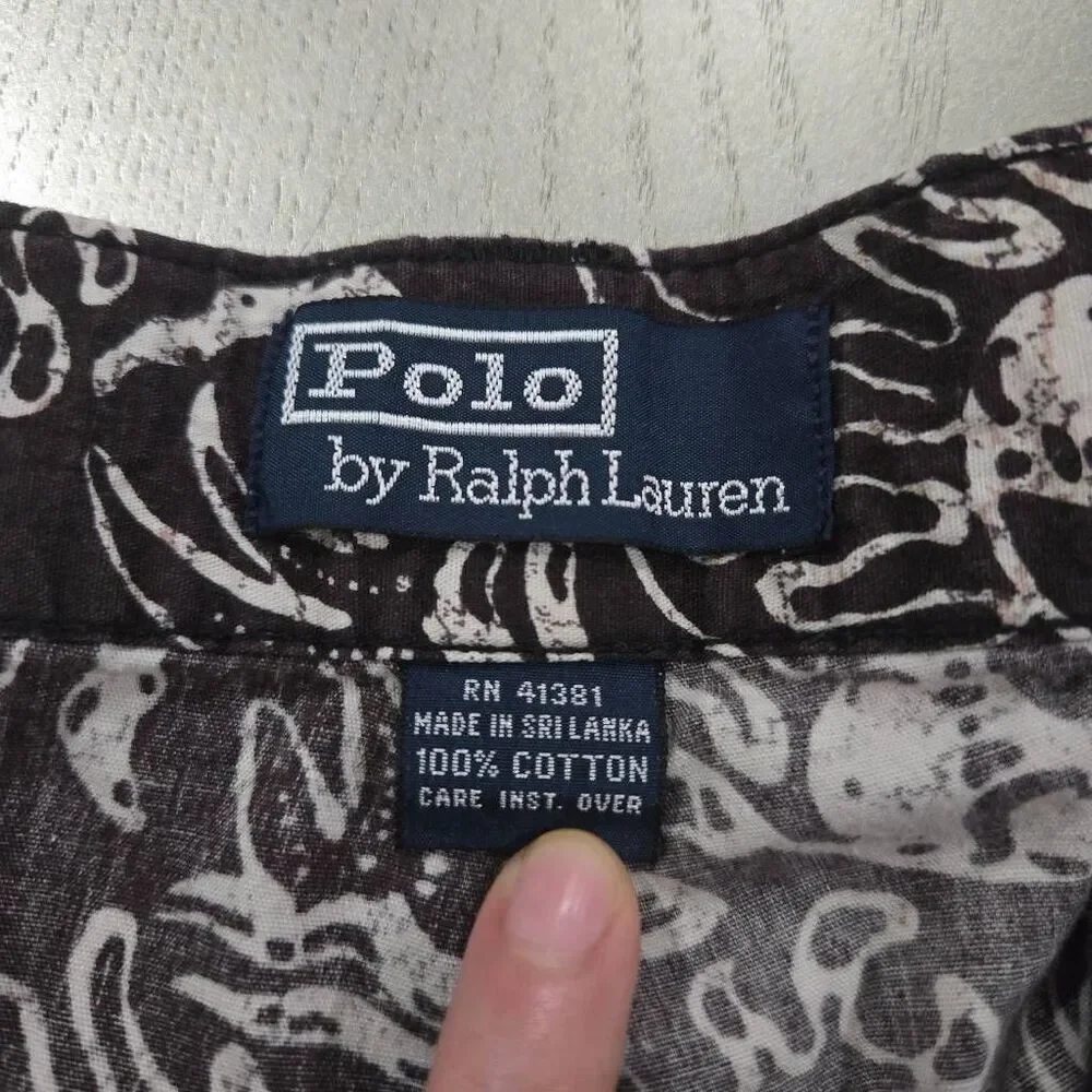 Polo by Ralph Lauren Paisley Shorts(A080)-Size 36 for Men